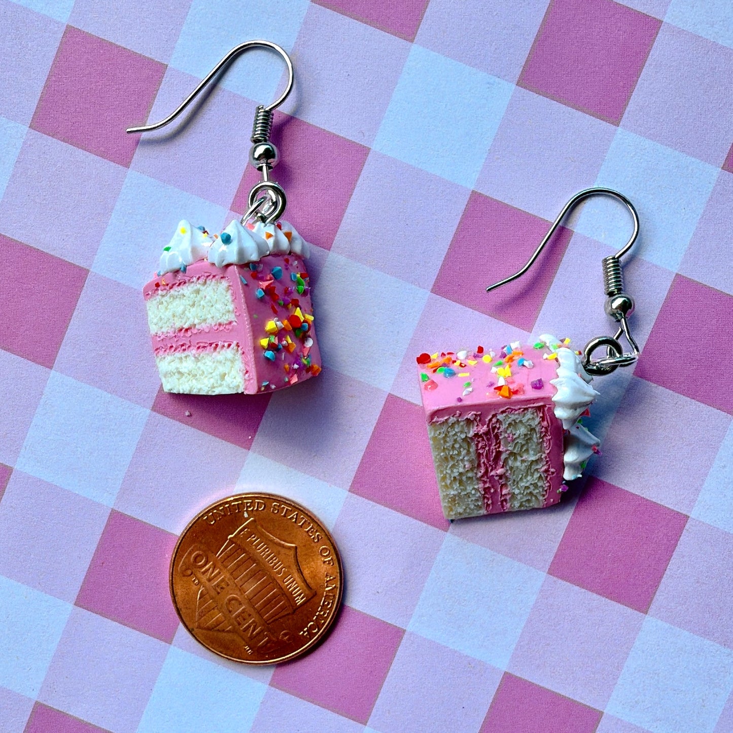 Pink Cake Earrings