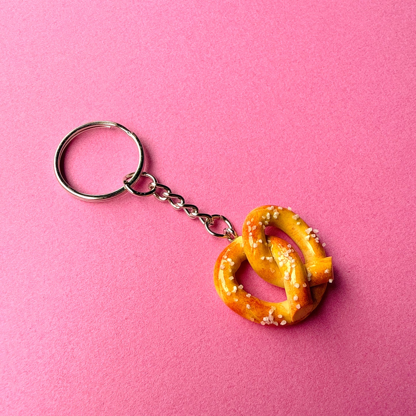 Pretzel Keychain