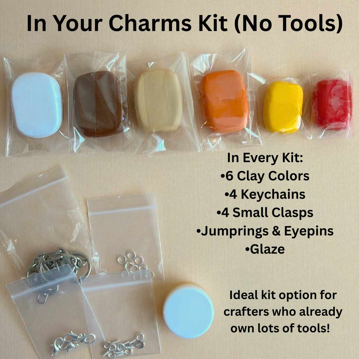 Fall Keychain & Charm Polymer Clay Kit