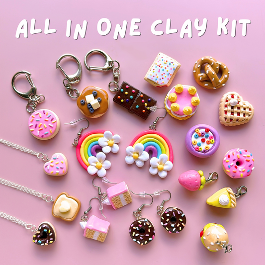 All In One Clay Kit For Beginners- Make A Little Bit Of Everything With Clay!