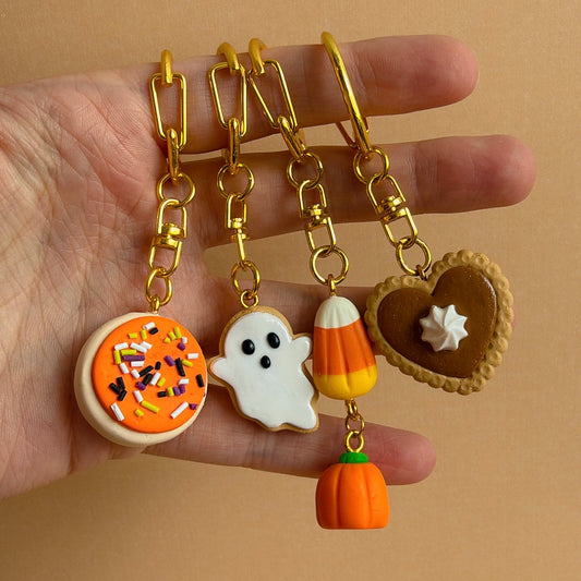 Halloween Clay Keychains