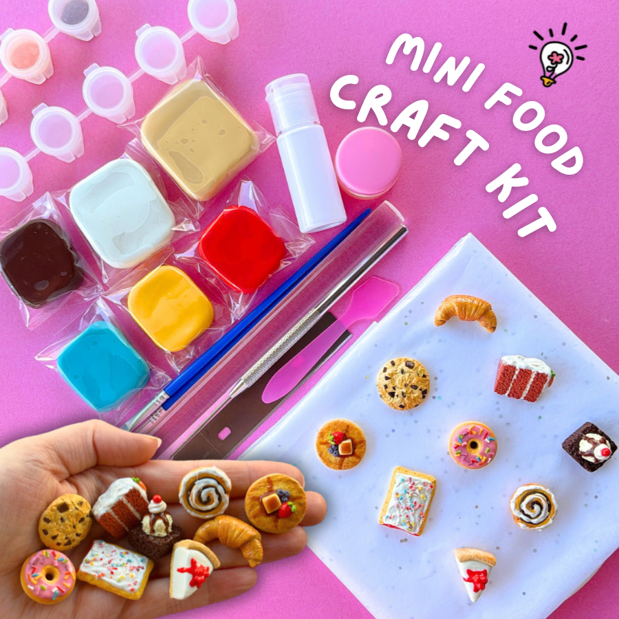 DIY Mini Food Clay Kit- Sculpting Kit & Workshop For Beginners
