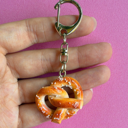 Pretzel Keychain