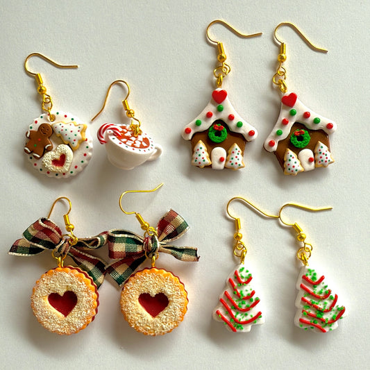 Christmas Themed Dangle Earrings