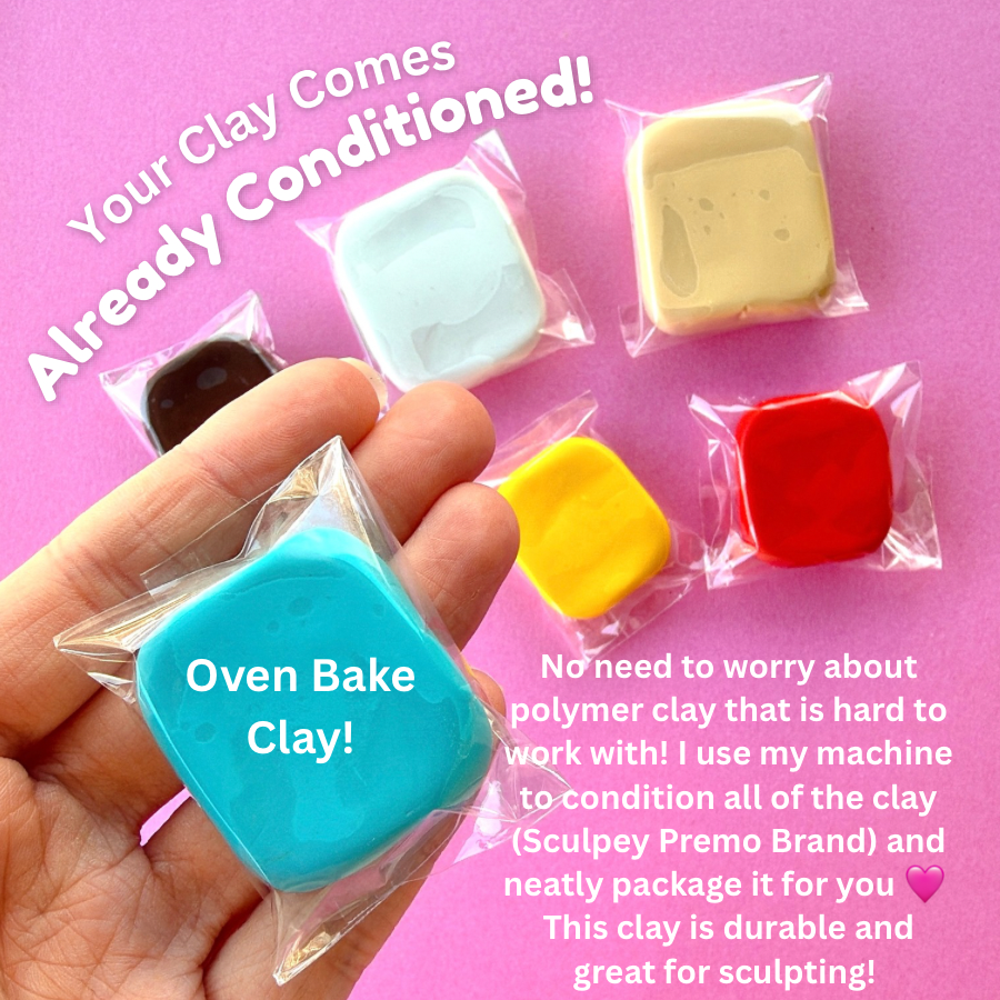 DIY Mini Food Clay Kit- Sculpting Kit & Workshop For Beginners