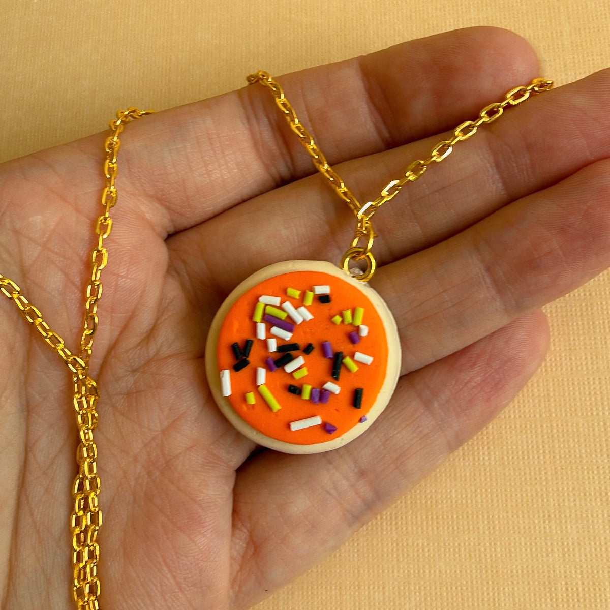 Halloween Clay Necklaces