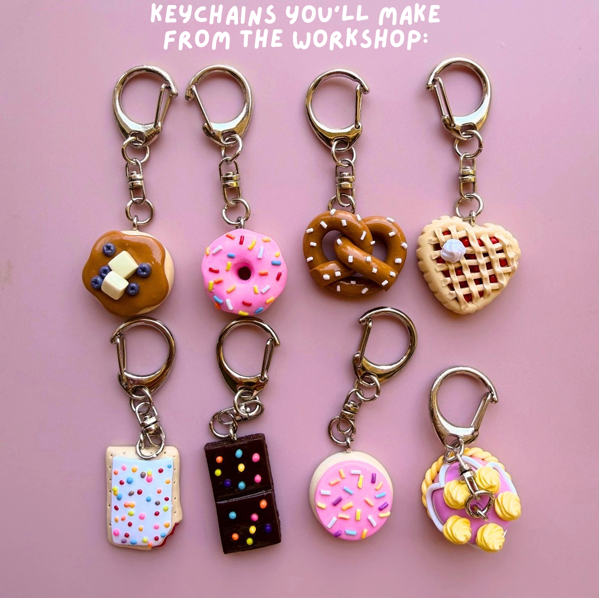 DIY Clay Keychains and Charms Kit For Beginners- Make Your Own Clay Creations!
