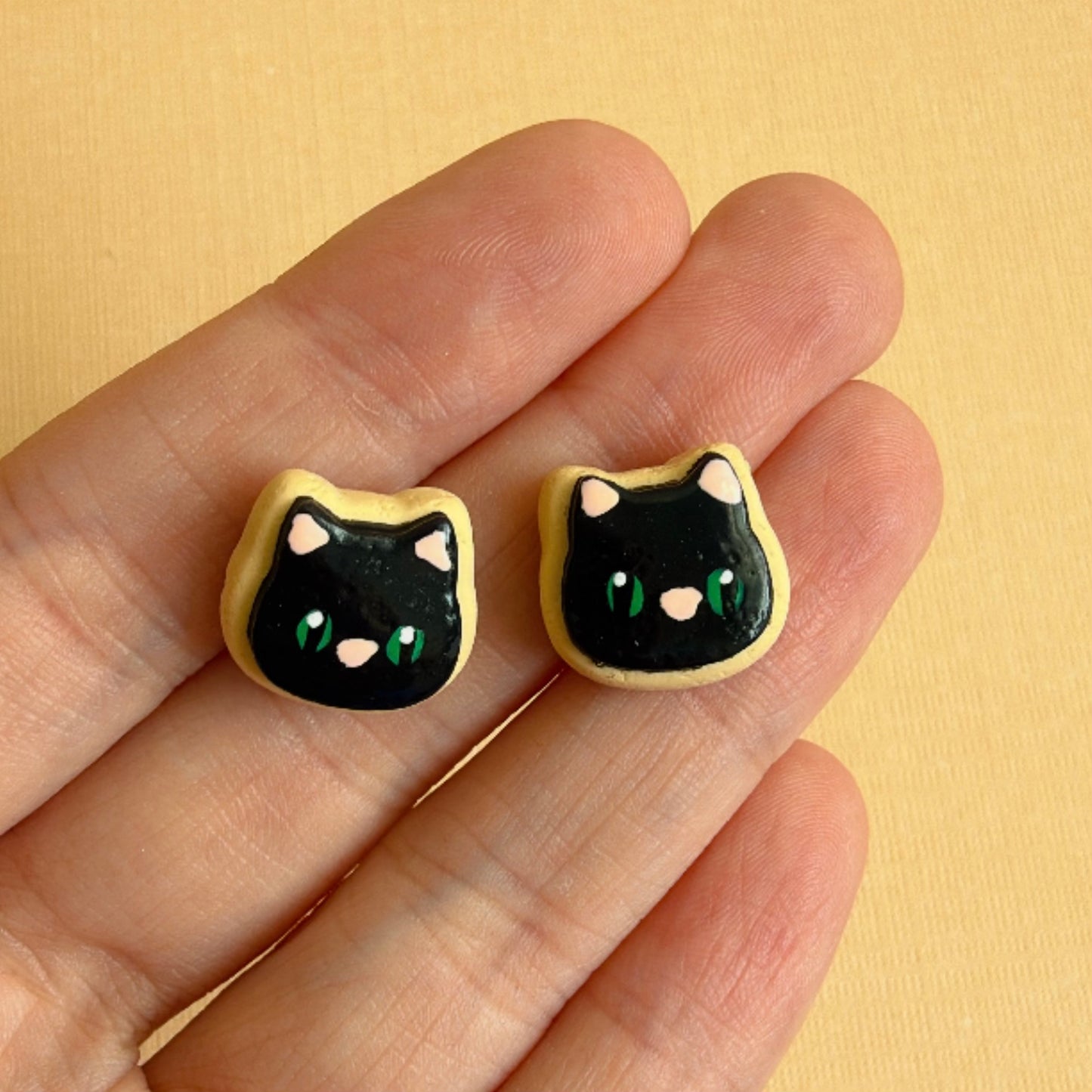 Halloween Cookie Stud Earrings