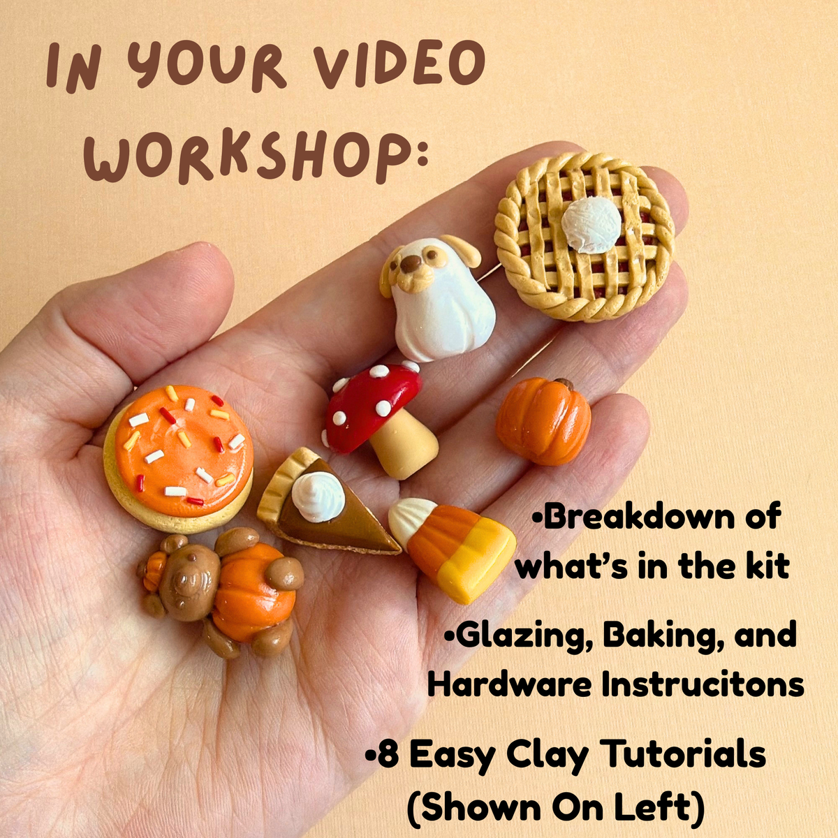 Fall Clay Magnet Making Kit