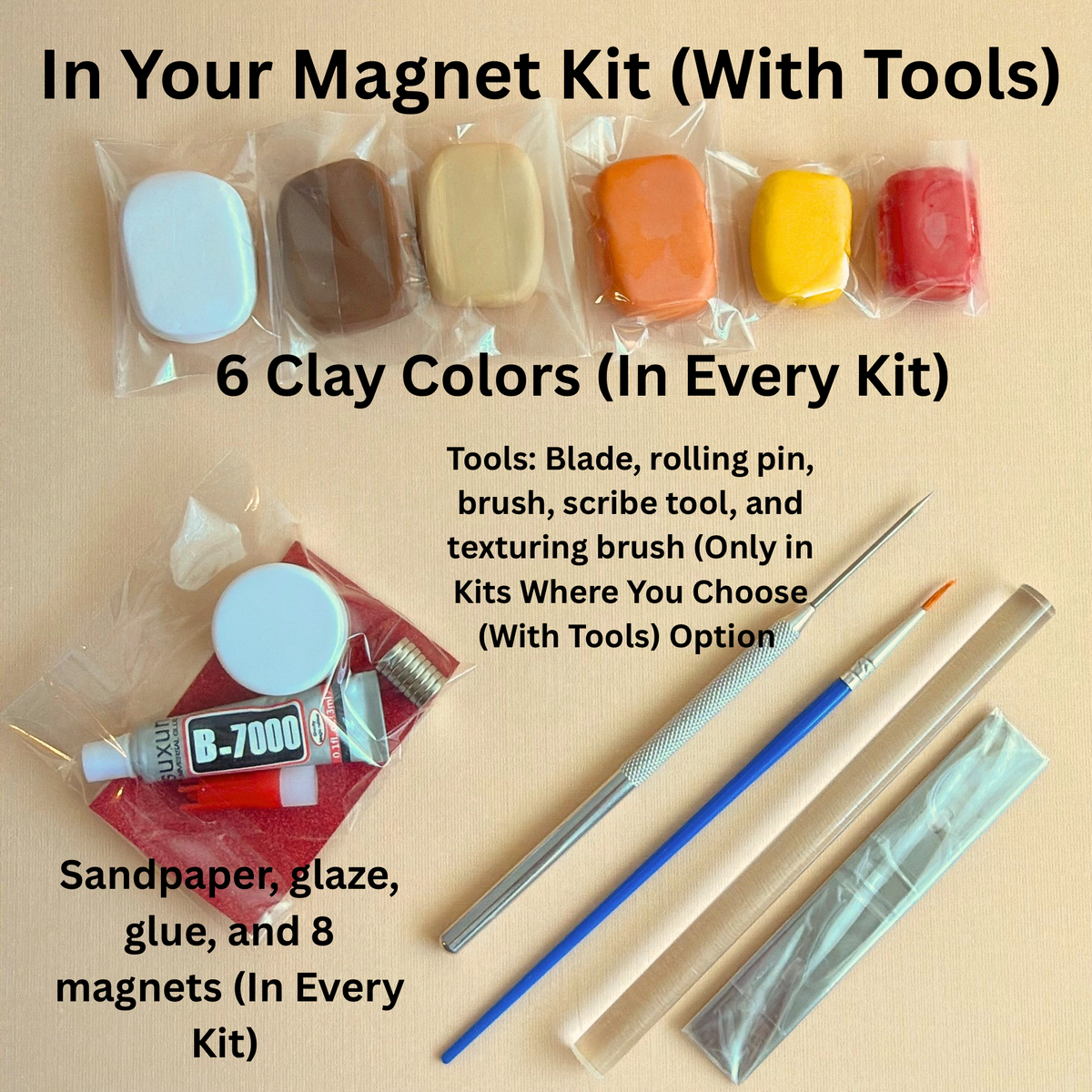 Fall Clay Magnet Making Kit